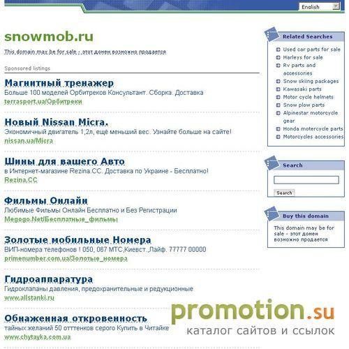 Архивное изображение: Снегоходы и запчасти