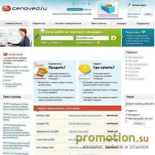 Архивное изображение: Торговая площадка - Cenoved.ru