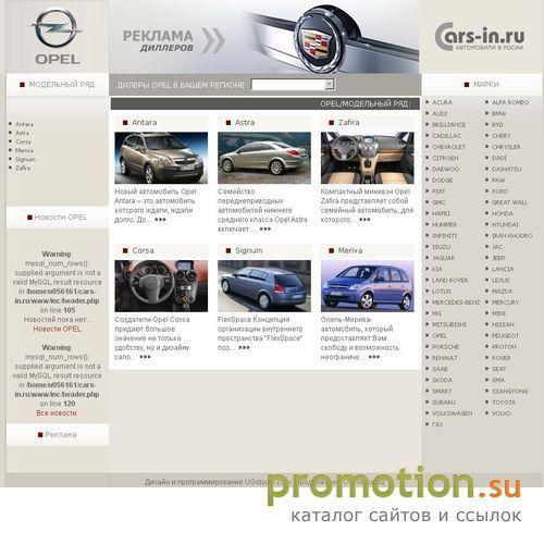 Архивное изображение: Продажа автомобилей opel на сайте opel-in.ru