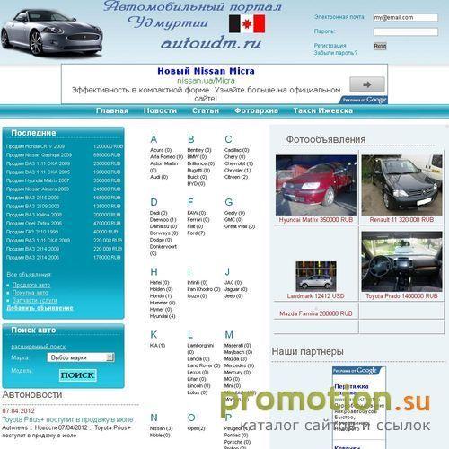 Архивное изображение: авто портал Ижевск, авто Ижевск, авто Удмуртия, ав
