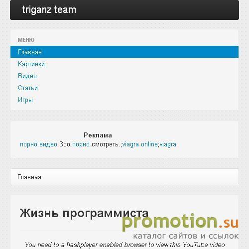 Архивное изображение: Веб студия triganz.org