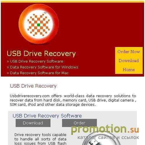 Архивное изображение: recovery data usb