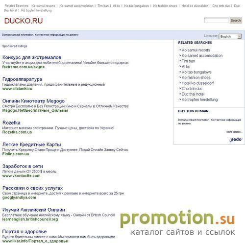 Архивное изображение: Интернет-магазин Диско.ру (Ducko.ru)