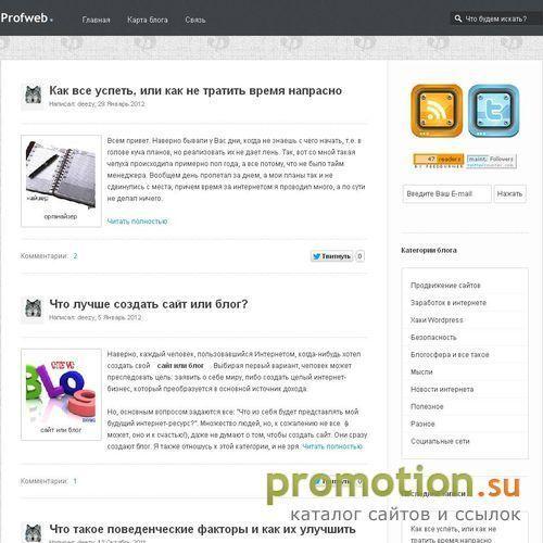 Логотип Profweb.org – скачать темы для wordpress,дизайн,ве