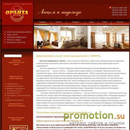 Архивное изображение: Недвижимость в Новгороде от агентства "Оранта"