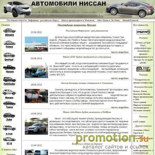 Архивное изображение: Avtomobili-nissan.ru - информация Nissan
