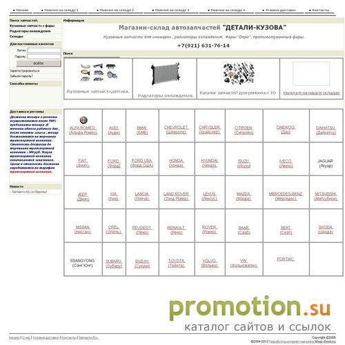 Архивное изображение: Богатый каталог доступных запчастей для иномарок