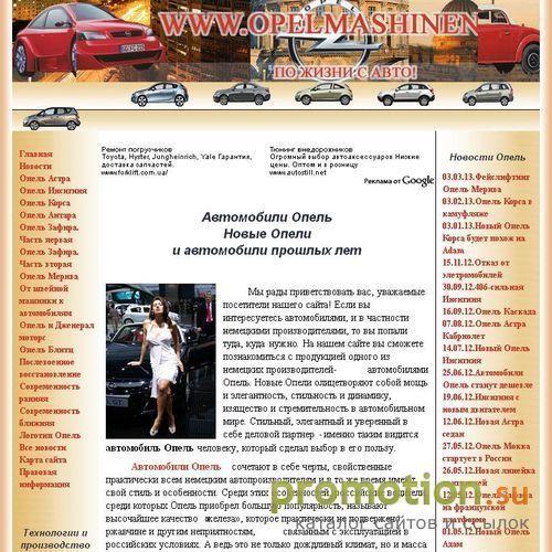 Архивное изображение: Информация о модели Опель Астра