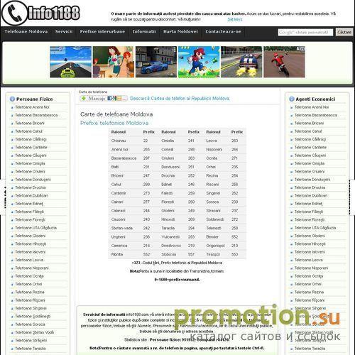 Архивное изображение: Carte de telefoane Moldova