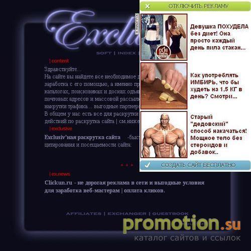Логотип Exclusiv / Раскрутка сайта
