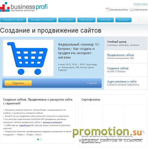 Логотип Вэбстудия ООО "БизнесПрофи"