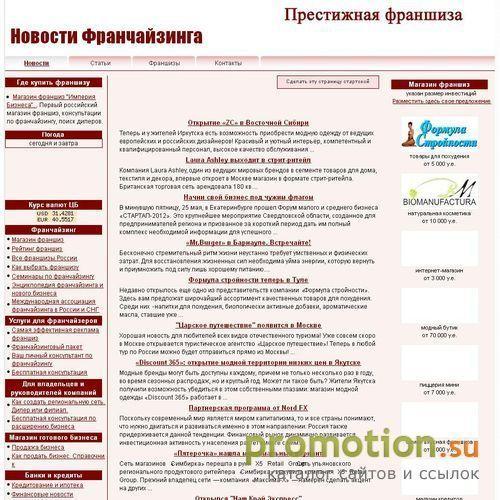 Архивное изображение: Формы франчайзинга
