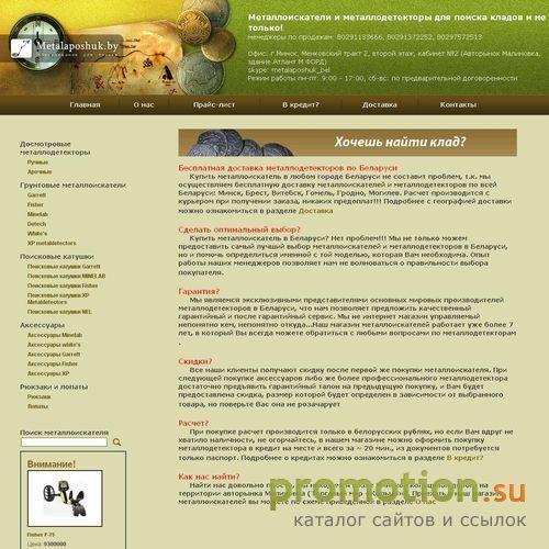 Логотип Металлоискатели и металлодетекторы.