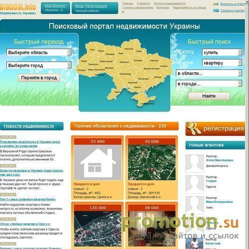 Архивное изображение: Поисковый портал Украинской недвижимости