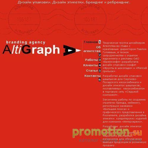 Логотип Дизайн студия Altigraph