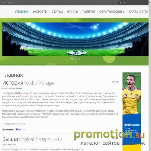Архивное изображение: Football Manager Club