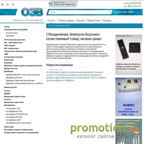 Логотип Объединение Электрон-Воронеж