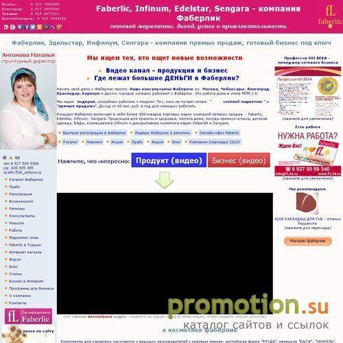 Архивное изображение: Кислородная косметика Faberlic в Волгограде