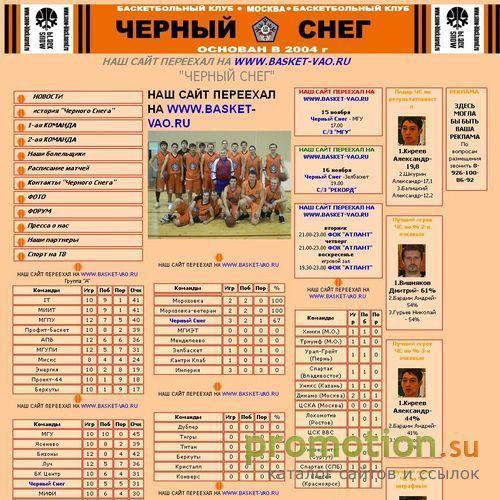 Архивное изображение: "Черный снег".Баскетбольные новости. НБА